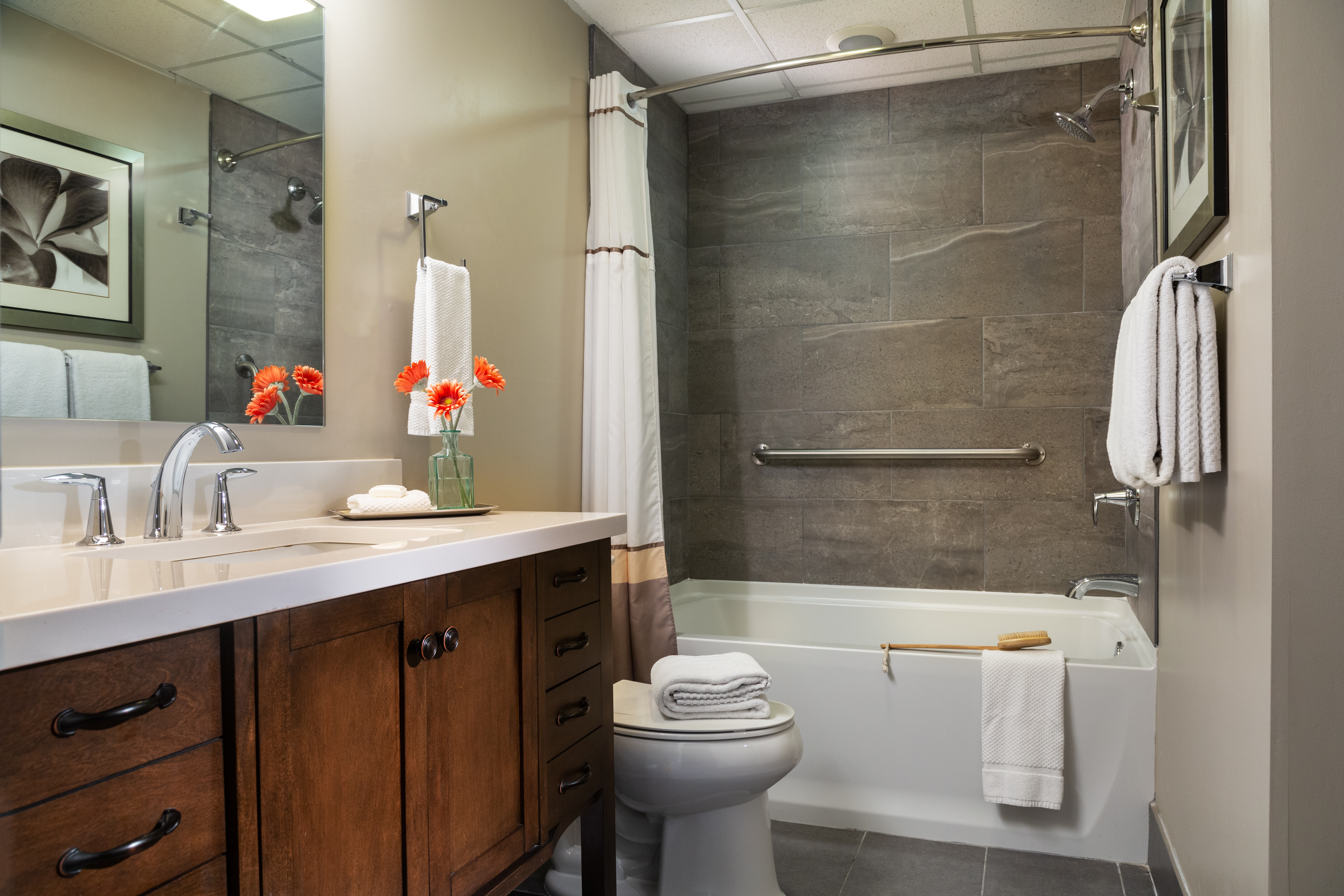 Standard Bathroom - Blowing Rock Hotel Rooms